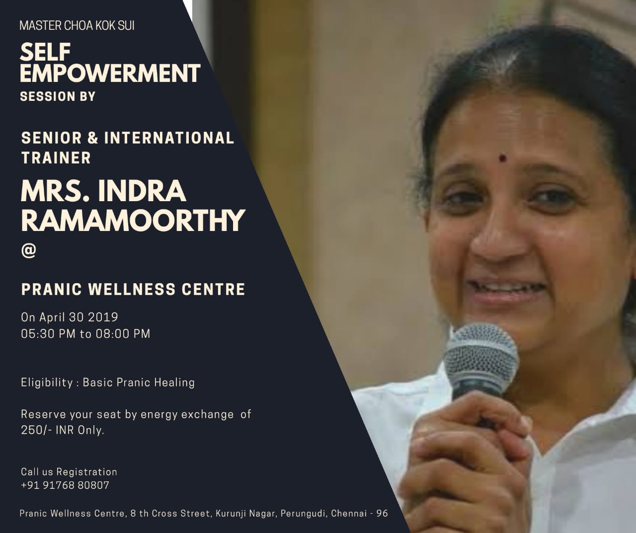 Pranic Healing Session by Indra Mam - Self Empowerment